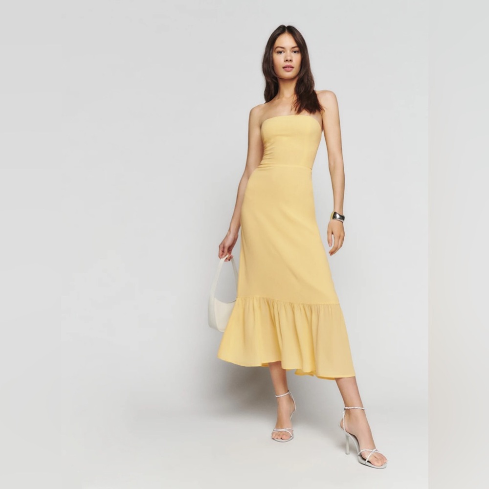 Reformation Arta Dress in sunshine